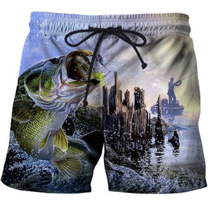 Summer Men Fishing Clothing Set Short Sleeve Fishing Round Shirt and Shorts Outdoor Leisure T-shirt Fishing Clothes Shirt Pants