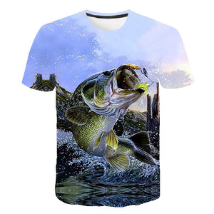Summer Men Fishing Clothing Set Short Sleeve Fishing Round Shirt and Shorts Outdoor Leisure T-shirt Fishing Clothes Shirt Pants