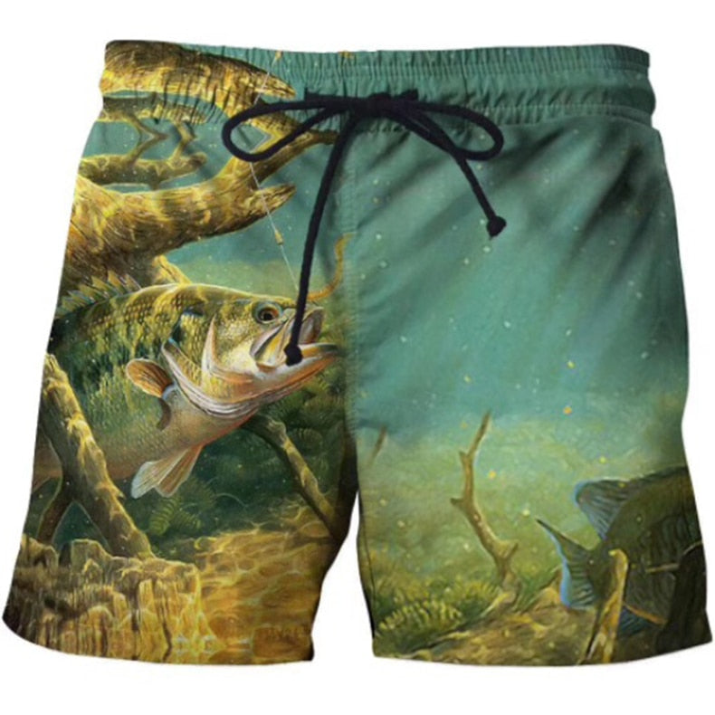 Summer Men Fishing Clothing Set Short Sleeve Fishing Round Shirt and Shorts Outdoor Leisure T-shirt Fishing Clothes Shirt Pants