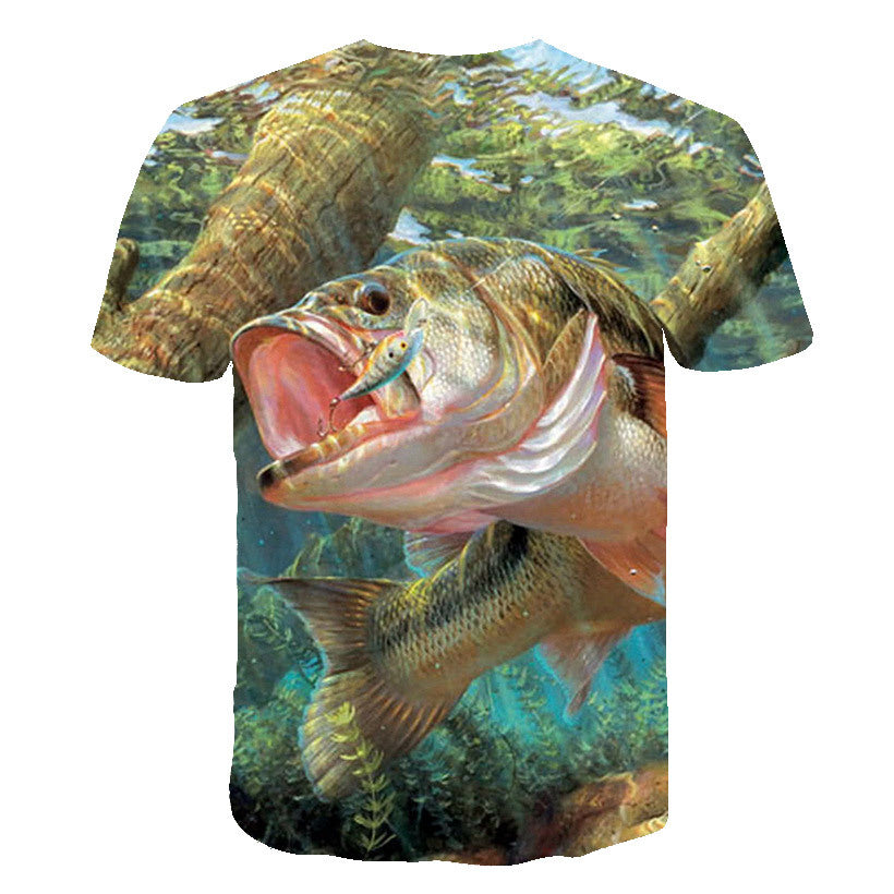 Summer Men Fishing Clothing Set Short Sleeve Fishing Round Shirt and Shorts Outdoor Leisure T-shirt Fishing Clothes Shirt Pants
