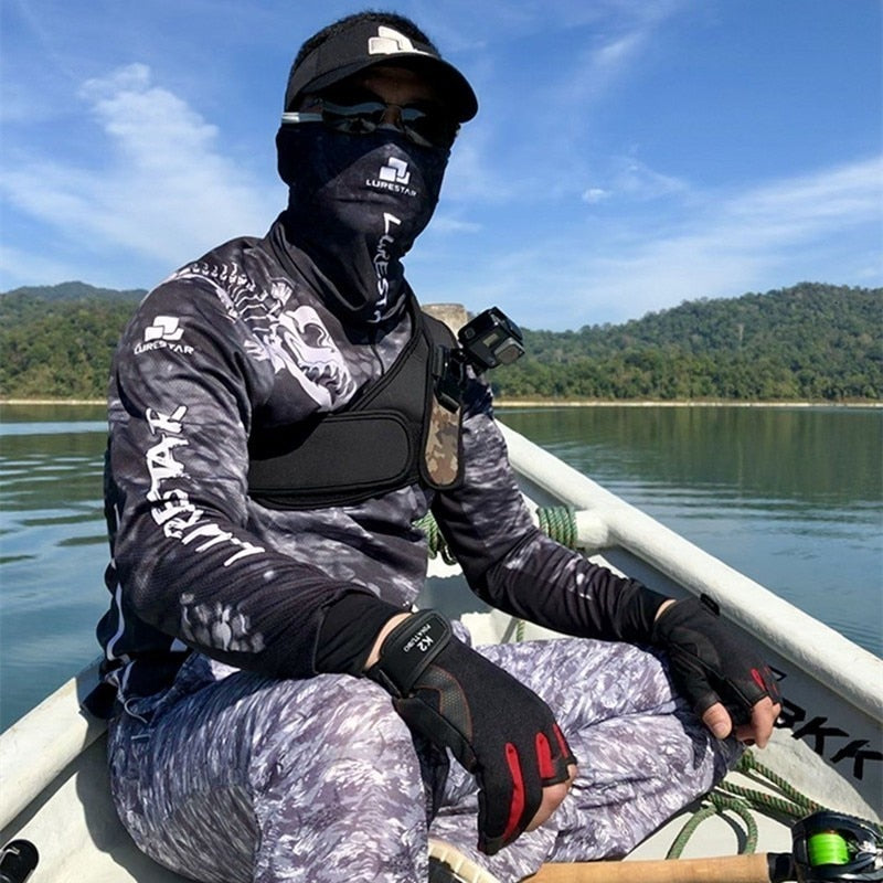Professional Fishing Clothes Lightweight Soft Sunscreen Clothing Anti UV