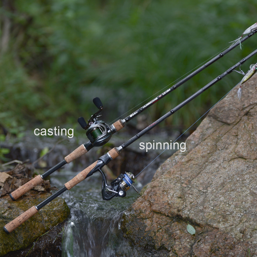 Obei HURRICANE 1.8m 2.1m 2.4m 2.7m 3 section baitcasting fishing rod travel ultra light casting spinning lure 5g-40g M/ML/MH Rod