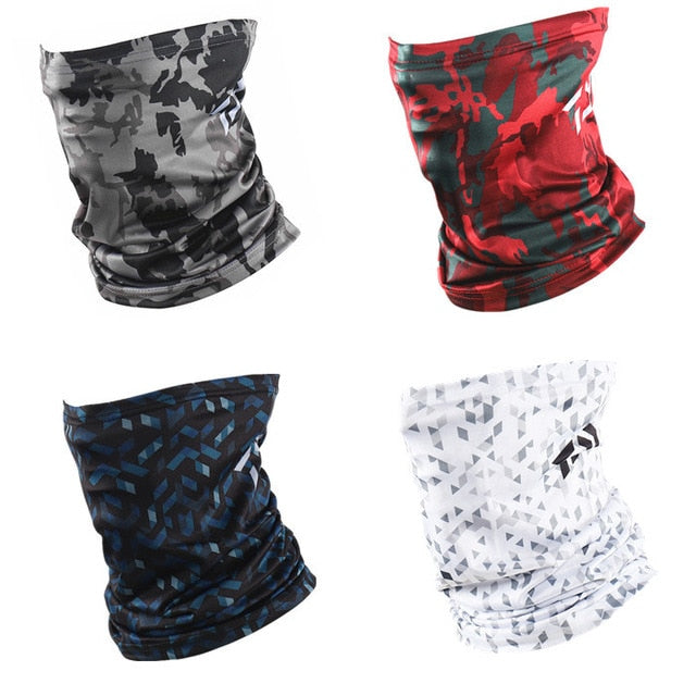 Men DAIWA Fishing Scarf Sport Scarves Magic  Hats Anti Caps  Shirts Clothes Uv Outdoor  Cycling