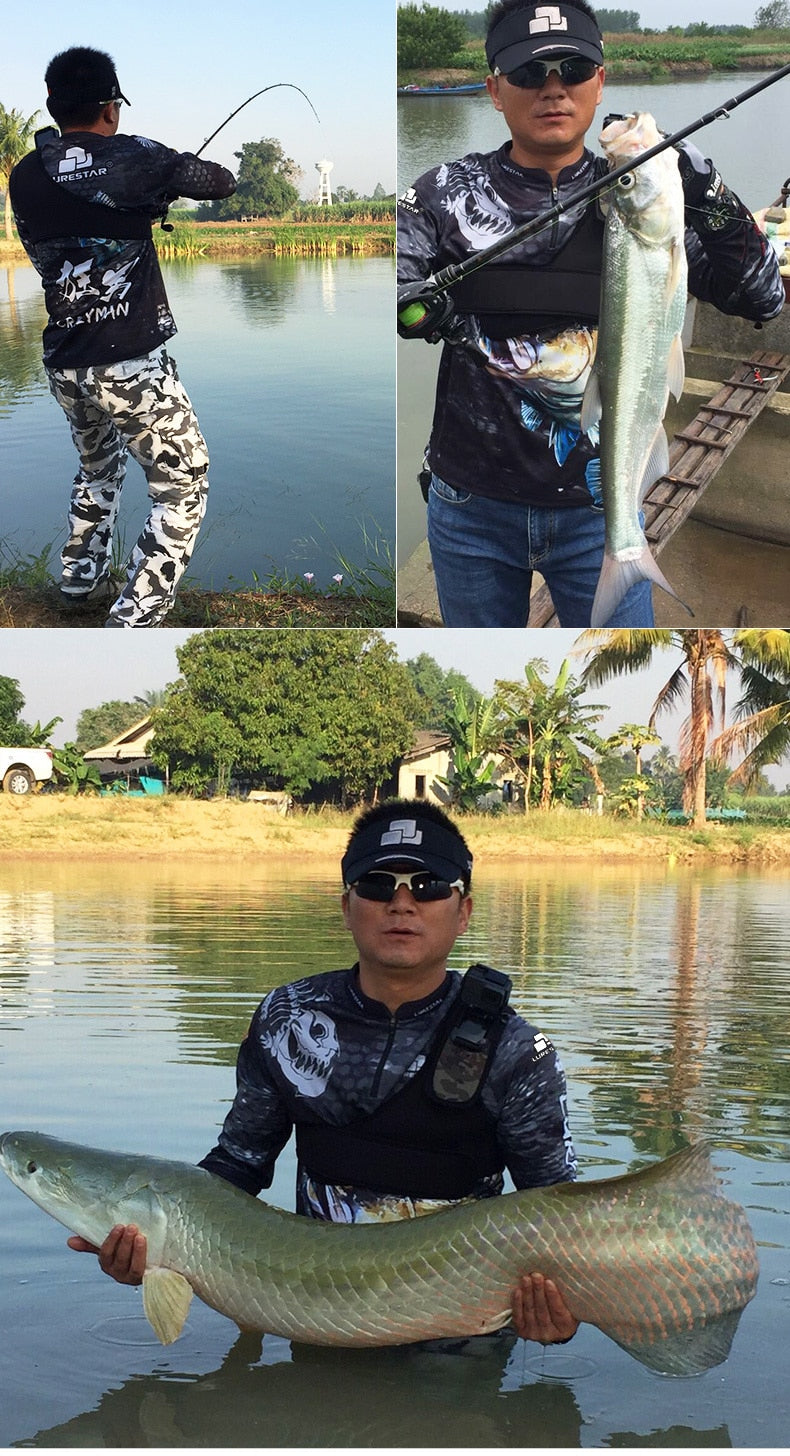 Professional Fishing Clothes Lightweight Soft Sunscreen Clothing Anti UV