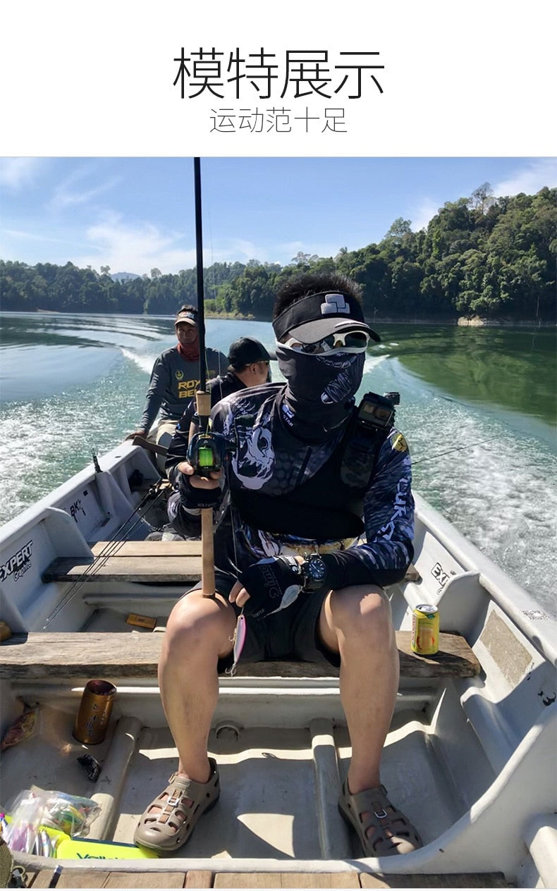 Professional Fishing Clothes Lightweight Soft Sunscreen Clothing Anti UV