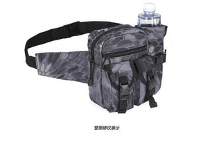Outdoor Military Tactical Shoulder Bag Waterproof Oxford Molle Fishing Bags Hiking Pouch Kettle Bag Bolsillo Waist Pack Bag