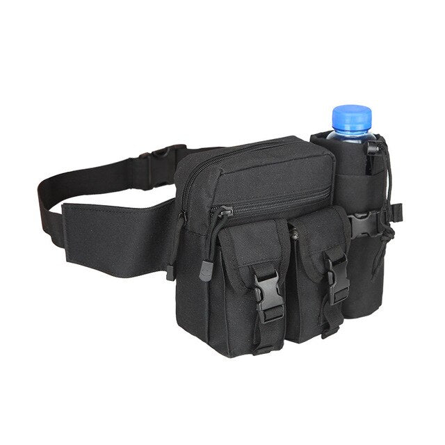 Outdoor Military Tactical Shoulder Bag Waterproof Oxford Molle Fishing Bags Hiking Pouch Kettle Bag Bolsillo Waist Pack Bag