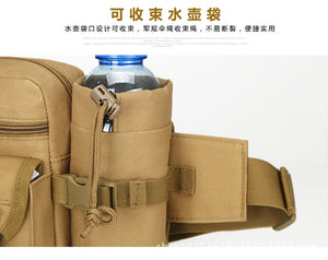Outdoor Military Tactical Shoulder Bag Waterproof Oxford Molle Fishing Bags Hiking Pouch Kettle Bag Bolsillo Waist Pack Bag