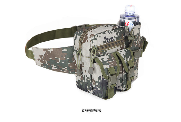 Outdoor Military Tactical Shoulder Bag Waterproof Oxford Molle Fishing Bags Hiking Pouch Kettle Bag Bolsillo Waist Pack Bag