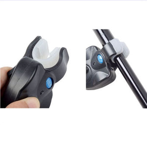 Fishing Electronic LED Light Fish Bite Sound Alarm Bell Clip on Fishing Rod Black Tackle Fishing Accessories Fishing