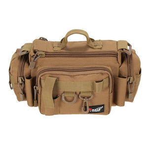 Fishing Bag Multifunctional Camouflage Fishing Tackle Bag Carp Fish Rod Waist Bag Bait Box Pouch Polyester Case Pack For Pesca