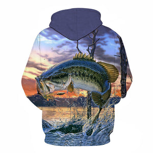 New Men 3D Fishing Clothing Autumn Winter Warm Fishing Clothing Jacket with hat Outdoor
