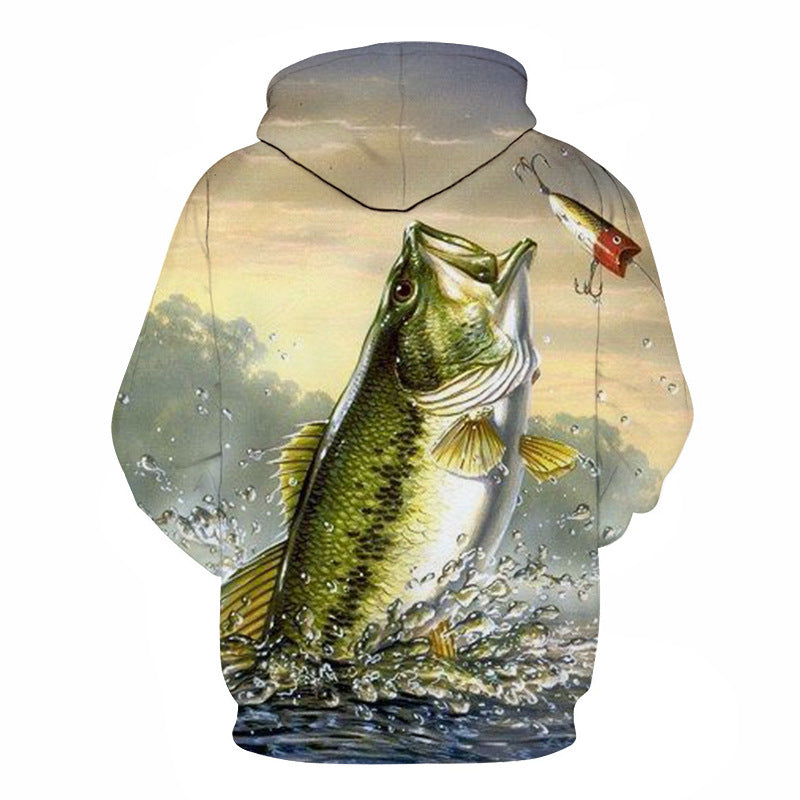 New Men 3D Fishing Clothing Autumn Winter Warm Fishing Clothing Jacket with hat Outdoor