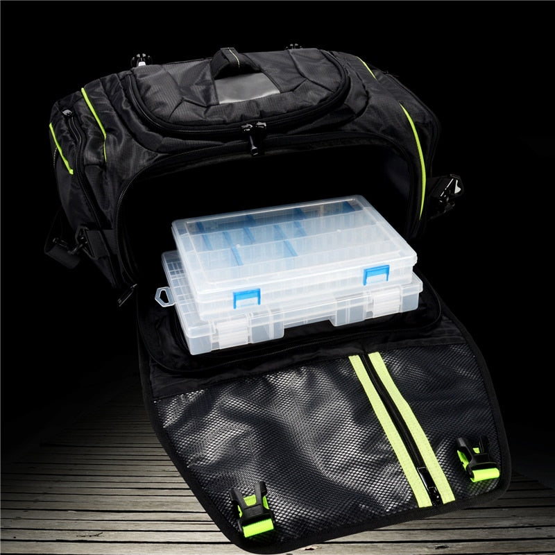 KastKing Waterproof Fishing Bag Large Capacity Multifunctional Lure Fishing Tackle Pack Outdoor Shoulder Bags