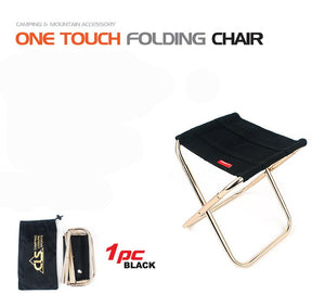 Quality Outdoor Foldable Fishing Chair Ultra Light Weight Portable Folding Camping Aluminum Alloy Picnic Fishing Chair with Bag