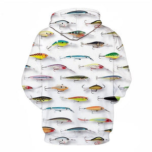 Unisex Autumn And Winter Clothing 3D Printing Hoodie Casual Sports Hoodie Shirt Long-sleeved Hoodie Print Fish Boat Hoodie