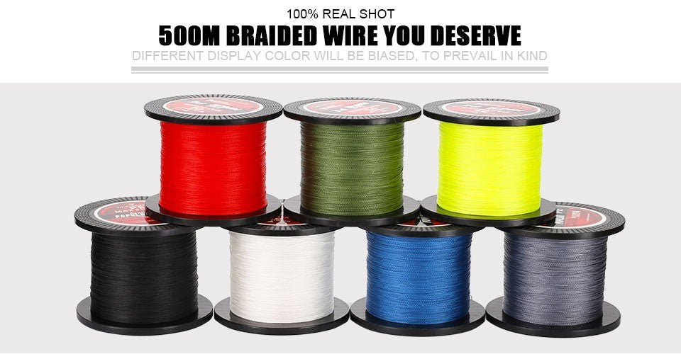 300M HOT SALE 4 Strands Multifilament PE Fishing Line 8 - 60 LB 4