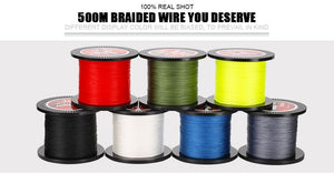 300M HOT SALE 4 Strands Multifilament PE Fishing Line 8 - 60 LB 4