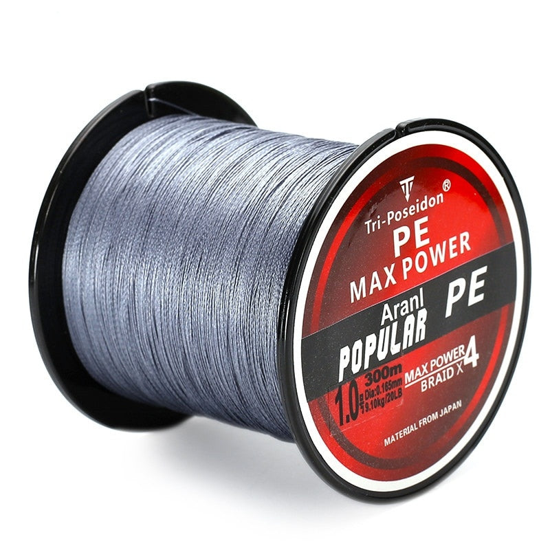 300M HOT SALE 4 Strands Multifilament PE Fishing Line 8 - 60 LB 4