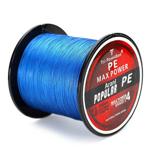 300M HOT SALE 4 Strands Multifilament PE Fishing Line 8 - 60 LB 4