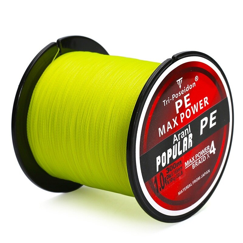 300M HOT SALE 4 Strands Multifilament PE Fishing Line 8 - 60 LB 4