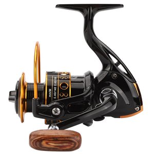 JACKFISH 12BB Spinning Fishing Reel Fishing Wheel for Saltwater Metal Spool Fishing Reels carpa molinete de pesca fishing tackle