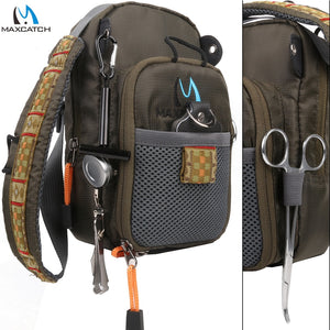 Maximumcatch Fly Fishing Bag Fishing Chest Pack Fishing Backpack With Fishing Tool Accessory