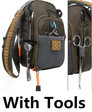 Maximumcatch Fly Fishing Bag Fishing Chest Pack Fishing Backpack With Fishing Tool Accessory