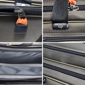 Portable Fishing Bags 3 Layer Large Capacity Fishing Pole Tools Storage Bag Nylon Waterproof Tackle Gear Carrier Shoulder Bag