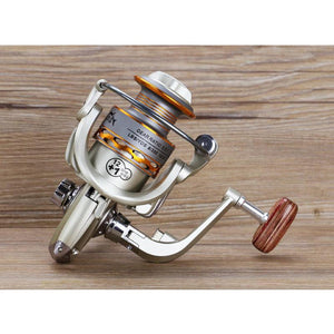 2019 New  Fishing coil Wooden handshake 12+ 1BB Spinning Fishing Reel Professional Metal Left/Right Hand  Fishing Reel Wheels