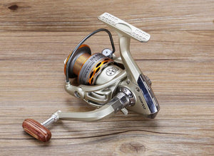 2019 New  Fishing coil Wooden handshake 12+ 1BB Spinning Fishing Reel Professional Metal Left/Right Hand  Fishing Reel Wheels