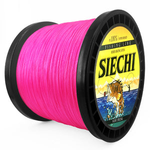SIECHI 8 Strands 1000M 500M 300M PE Braided Fishing Line tresse peche