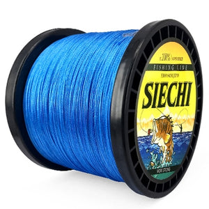 SIECHI 8 Strands 1000M 500M 300M PE Braided Fishing Line tresse peche