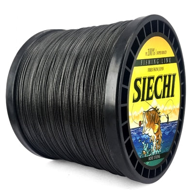 SIECHI 8 Strands 1000M 500M 300M PE Braided Fishing Line tresse peche