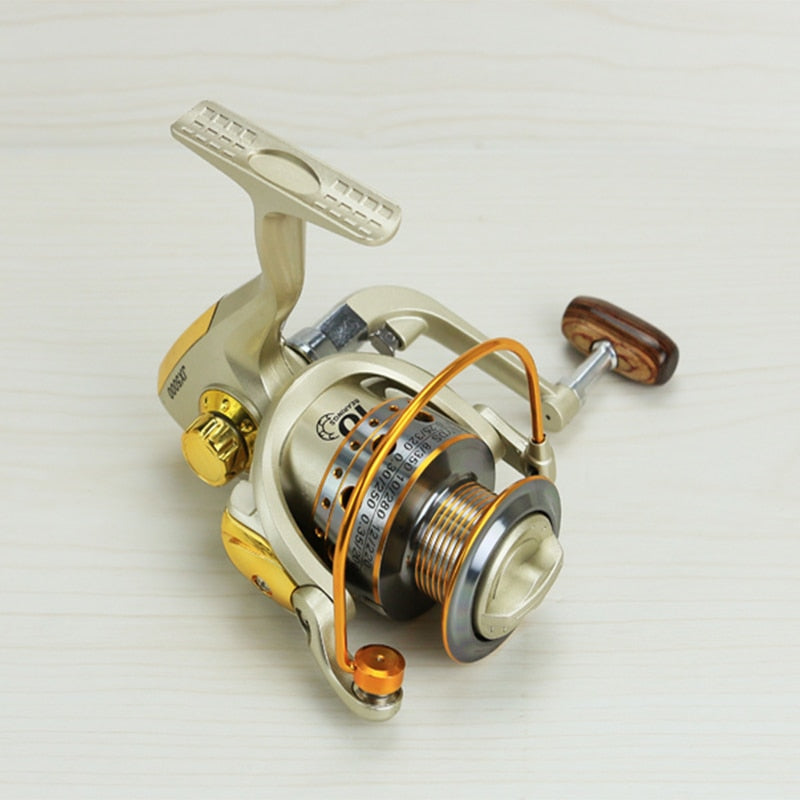 2019 Metal Spool Spinning Fishing Reel 12BB Superior Wheel for Freshwater Saltwater Fishing 1000-7000 Series 5.5:1 Wheel reel