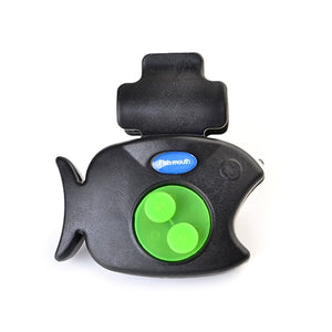 FISH KING 1pcs 40g Fishing Electronic LED Light Fish Bite Sound Alarm Bell Clip On Fishing Rod Black Tackle Fishing accessories