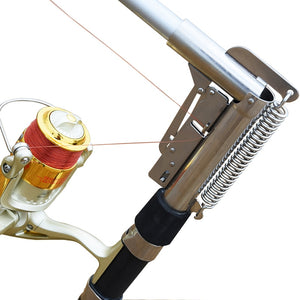 Automatic Fishing Rod High Quality Fish Pole 1.8M 2.1m 2.4m 2.7m  Sea River Lake Stainless Steel Fishing Rod spinning telescopic
