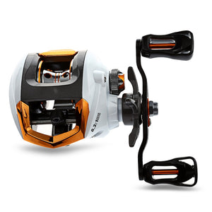 12 + 1 Bearings Waterproof Left / Right Hand Baitcasting Fishing Reel High Speed Fishing Reel with Magnetic Brake System