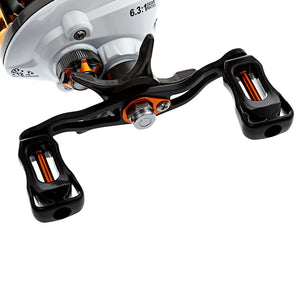 12 + 1 Bearings Waterproof Left / Right Hand Baitcasting Fishing Reel High Speed Fishing Reel with Magnetic Brake System