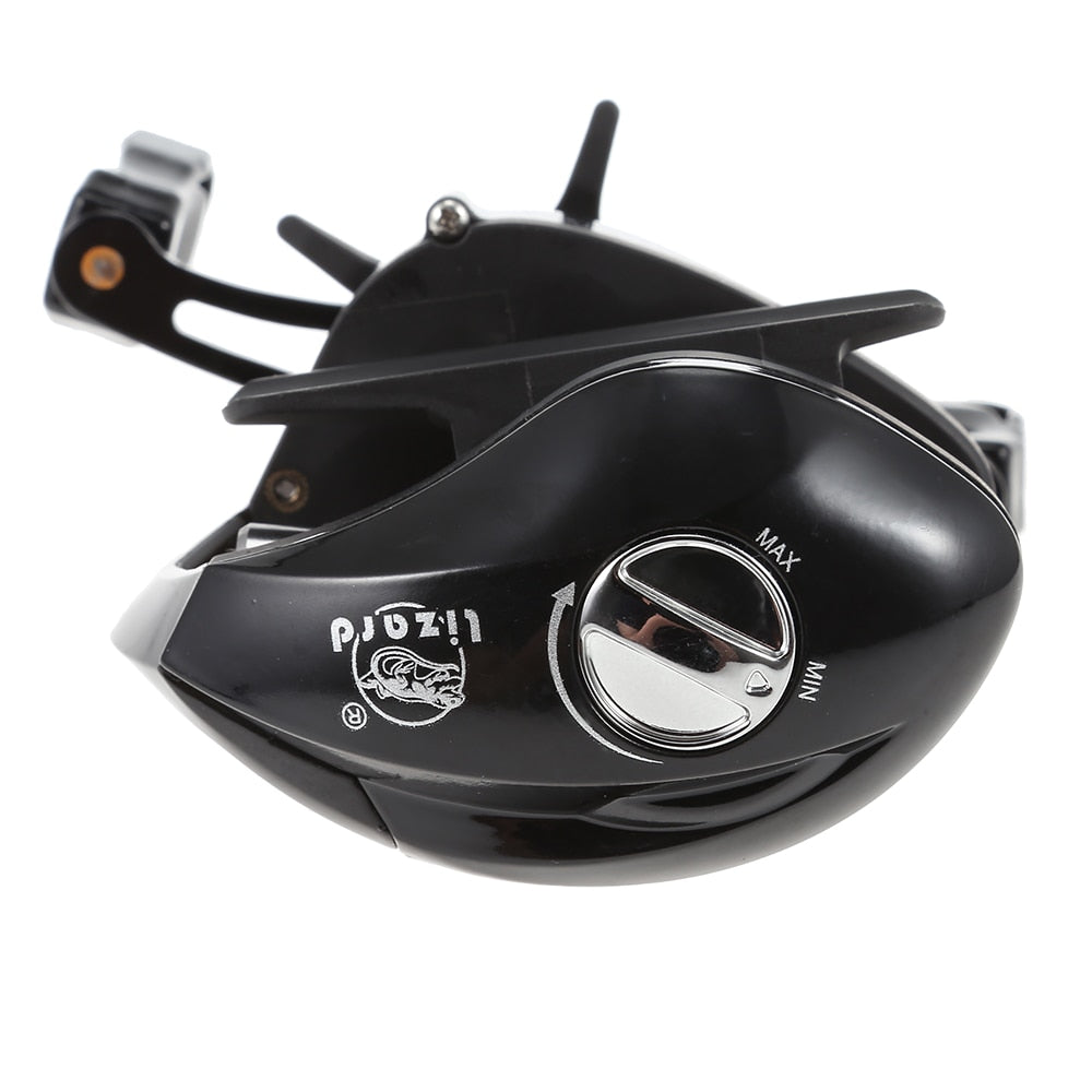 12 + 1 Bearings Waterproof Left / Right Hand Baitcasting Fishing Reel High Speed Fishing Reel with Magnetic Brake System