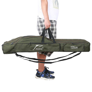 FDDL Fishing Rod bag Carrier Fishing Reel Pole Storage Bag 110cm / 120cm / 130cm / 150cm
