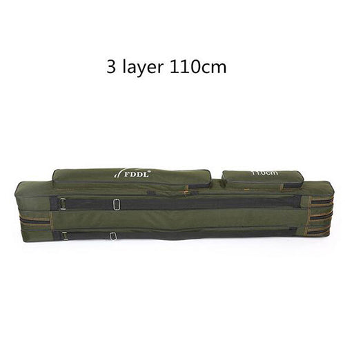 FDDL Fishing Rod bag Carrier Fishing Reel Pole Storage Bag 110cm / 120cm / 130cm / 150cm