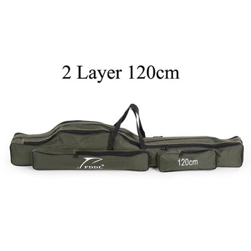 FDDL Fishing Rod bag Carrier Fishing Reel Pole Storage Bag 110cm / 120cm / 130cm / 150cm