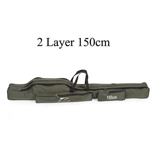FDDL Fishing Rod bag Carrier Fishing Reel Pole Storage Bag 110cm / 120cm / 130cm / 150cm