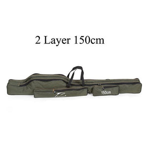 FDDL Fishing Rod bag Carrier Fishing Reel Pole Storage Bag 110cm / 120cm / 130cm / 150cm