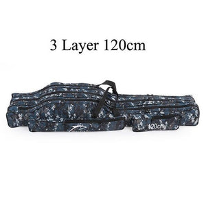 FDDL Fishing Rod bag Carrier Fishing Reel Pole Storage Bag 110cm / 120cm / 130cm / 150cm