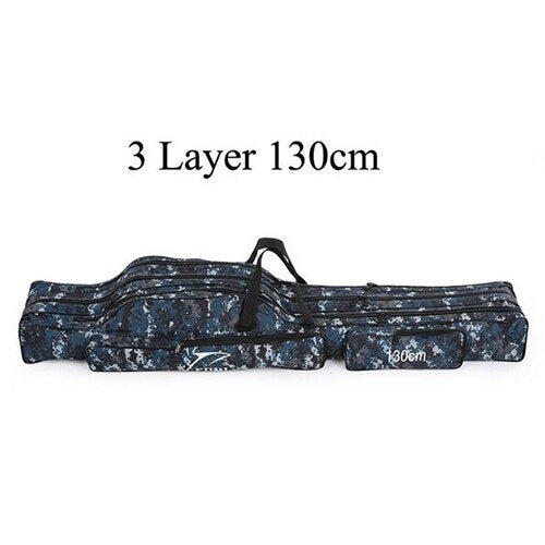FDDL Fishing Rod bag Carrier Fishing Reel Pole Storage Bag 110cm / 120cm / 130cm / 150cm