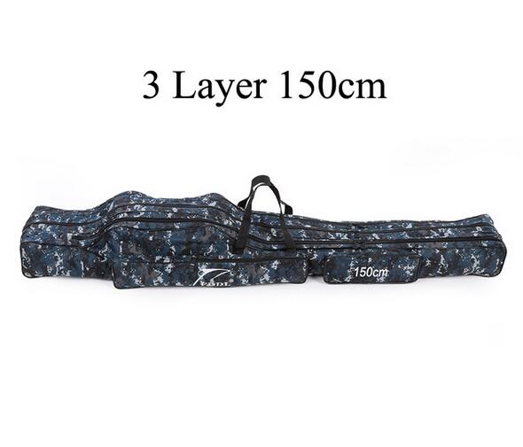 FDDL Fishing Rod bag Carrier Fishing Reel Pole Storage Bag 110cm / 120cm / 130cm / 150cm