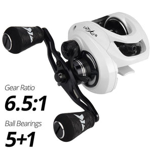 KastKing 2019 New Crixus Super Light Baitcasting Fishing Reel Dual Brake System Freshwater 8KG Drag Casting Reel Fishing Coil