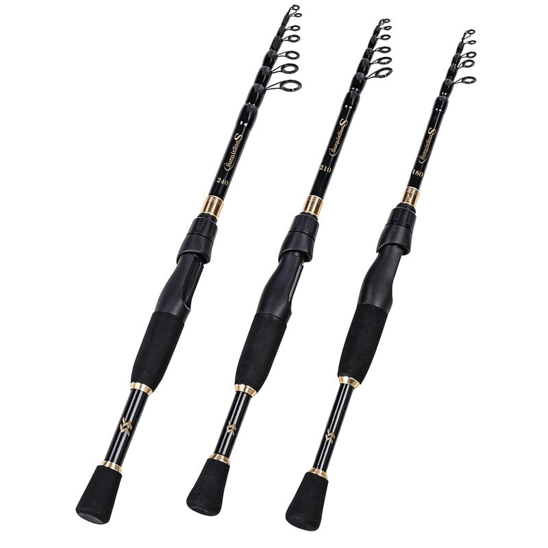 Fishing Rod Carbon Fiber Material 1.8-2.4m Fishing Rod Tackle